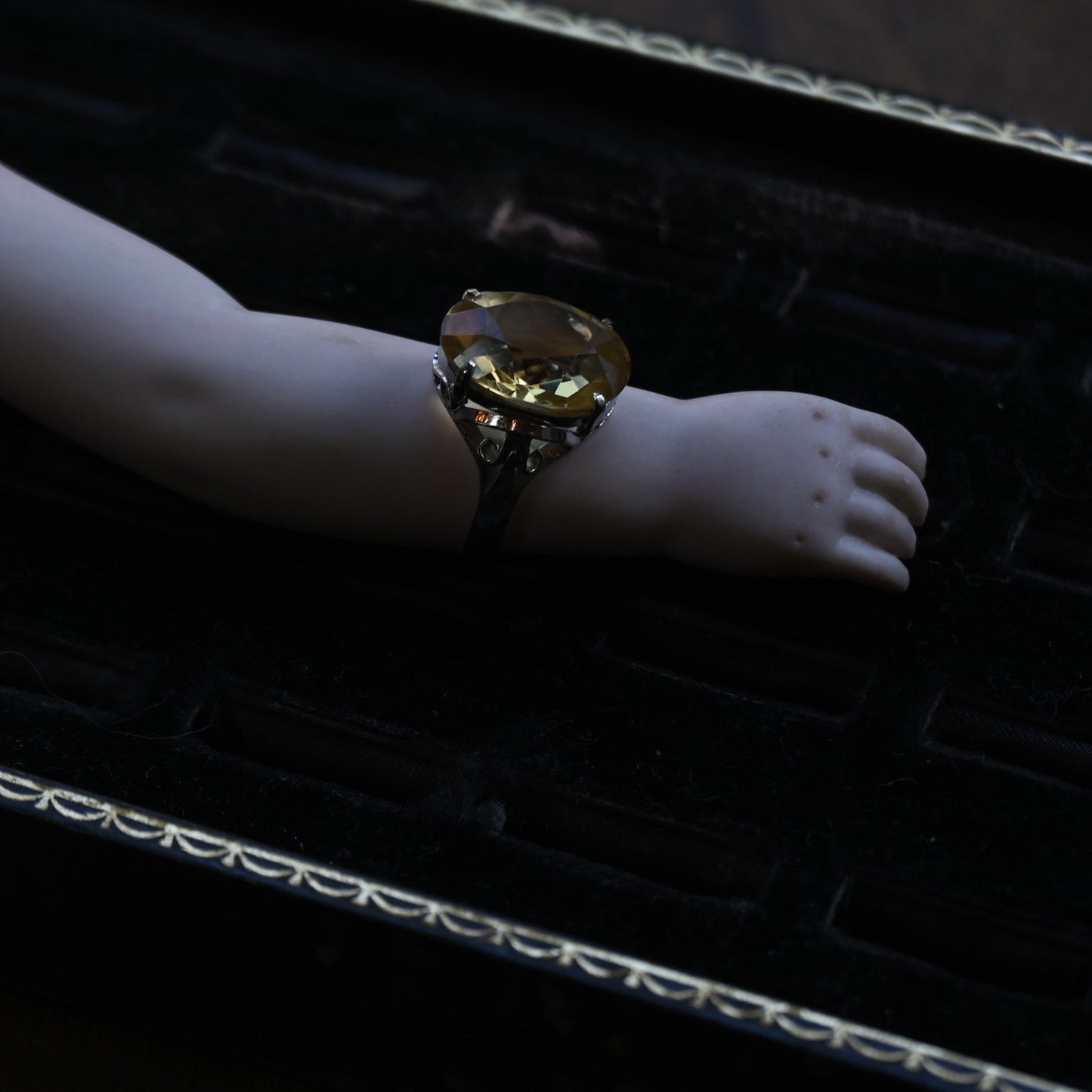 Vintage Ring 10K "Citrine" ｛RM-00305｝