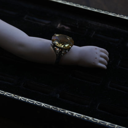 Vintage Ring 10K "Citrine" ｛RM-00305｝