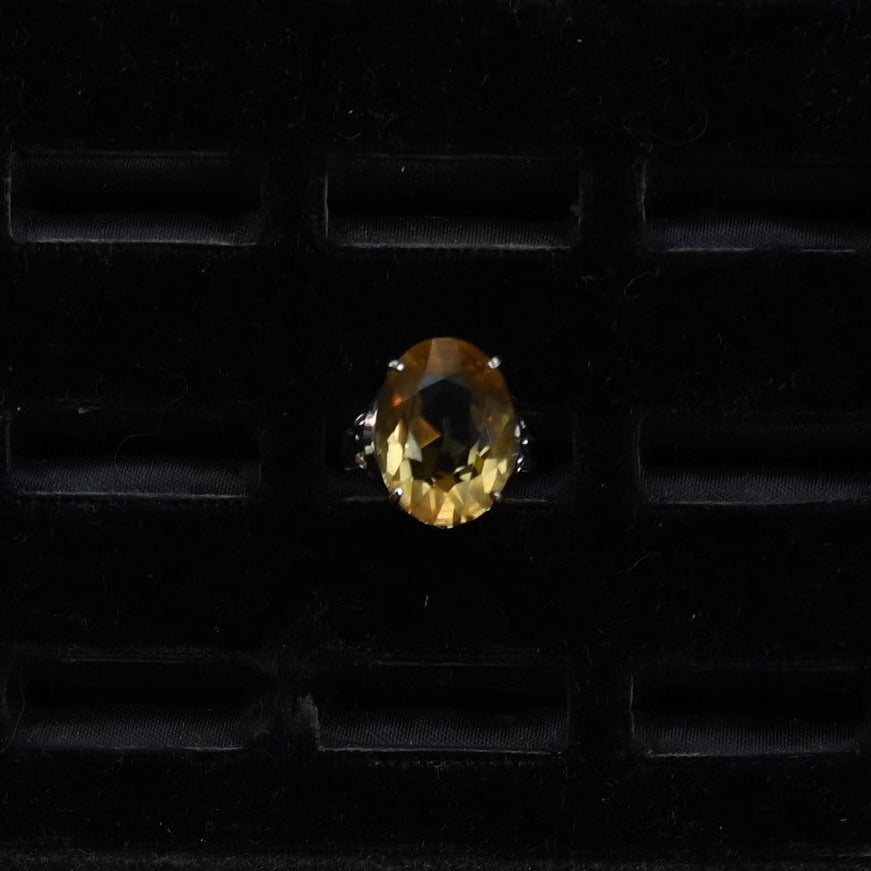 Vintage Ring 10K "Citrine" ｛RM-00305｝