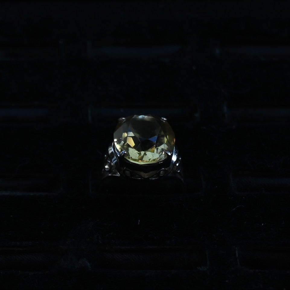 Vintage Ring 10K "Citrine" ｛RM-00305｝