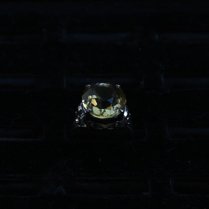 Vintage Ring 10K "Citrine" ｛RM-00305｝