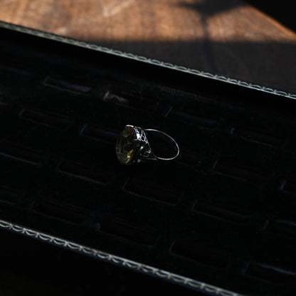 Vintage Ring 10K "Citrine" ｛RM-00305｝