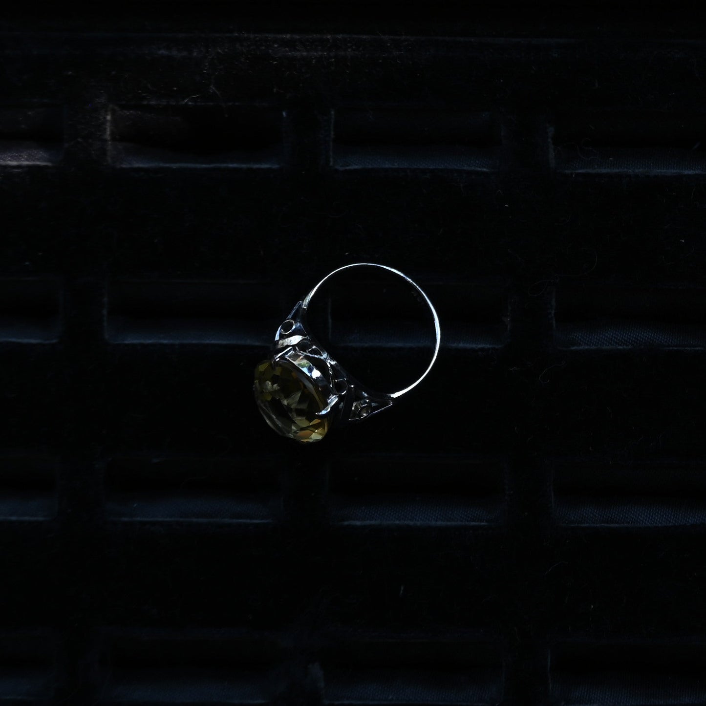 Vintage Ring 10K "Citrine" ｛RM-00305｝