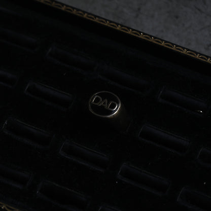 Vintage Silver Ring "DAD"｛RM-00310｝