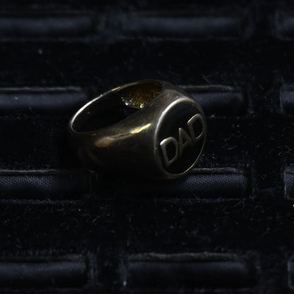 Vintage Silver Ring "DAD"｛RM-00310｝