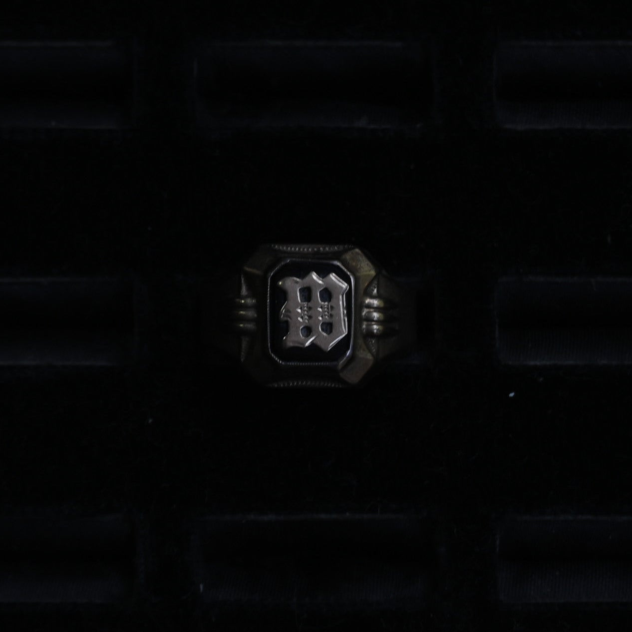 Vintage Gold×Silver ring 10K｛RM-00313｝