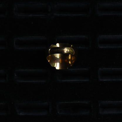 Vintage ring "18K GFD monogram "｛RM-00311｝