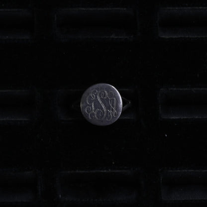 Silver Signet Ring "Victorian period" ｛RM-00307｝