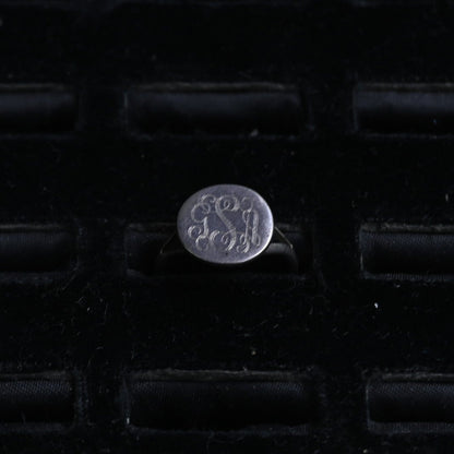 Silver Signet Ring "Victorian period" ｛RM-00307｝