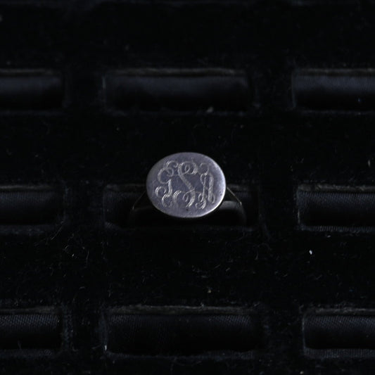 Silver Signet Ring "Victorian period" ｛RM-00307｝
