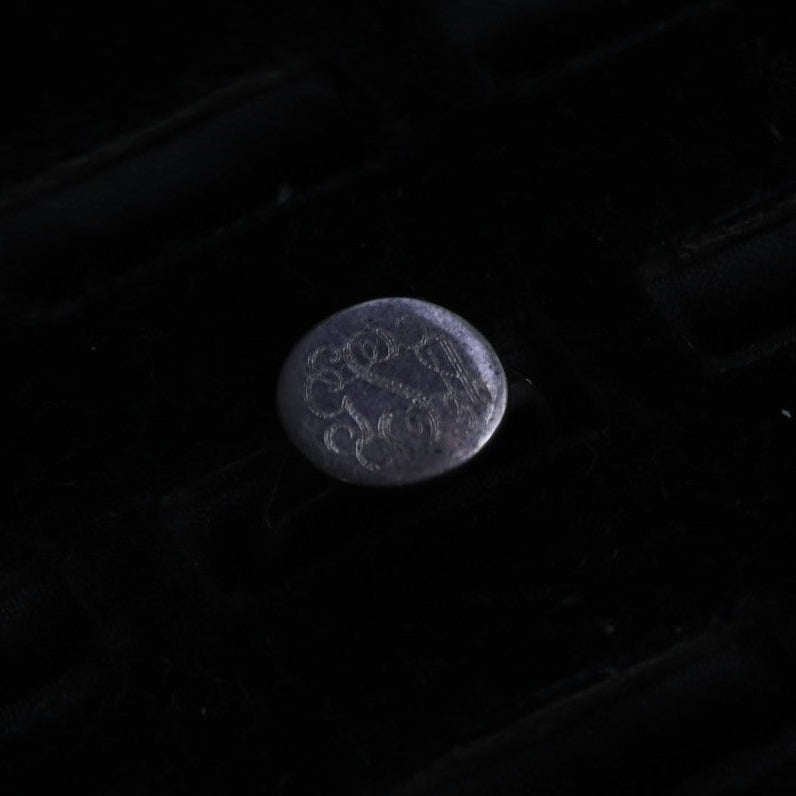 Silver Signet Ring "Victorian period" ｛RM-00307｝