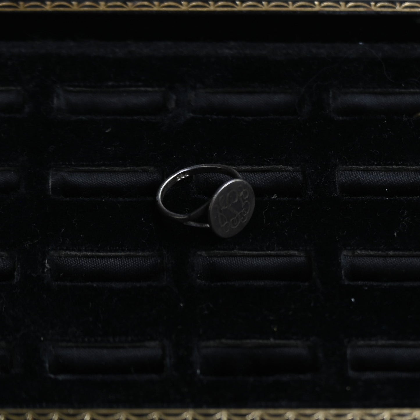 Silver Signet Ring "Victorian period" ｛RM-00307｝