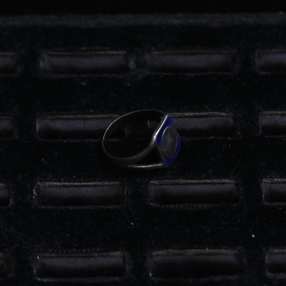 Cobalt Blue Enamel Ring ｛RM-00308｝