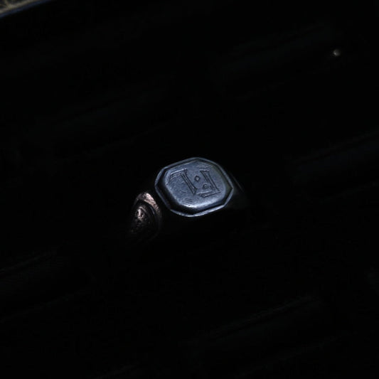 Octagon Initial  Ring "FL"｛RM-00312｝