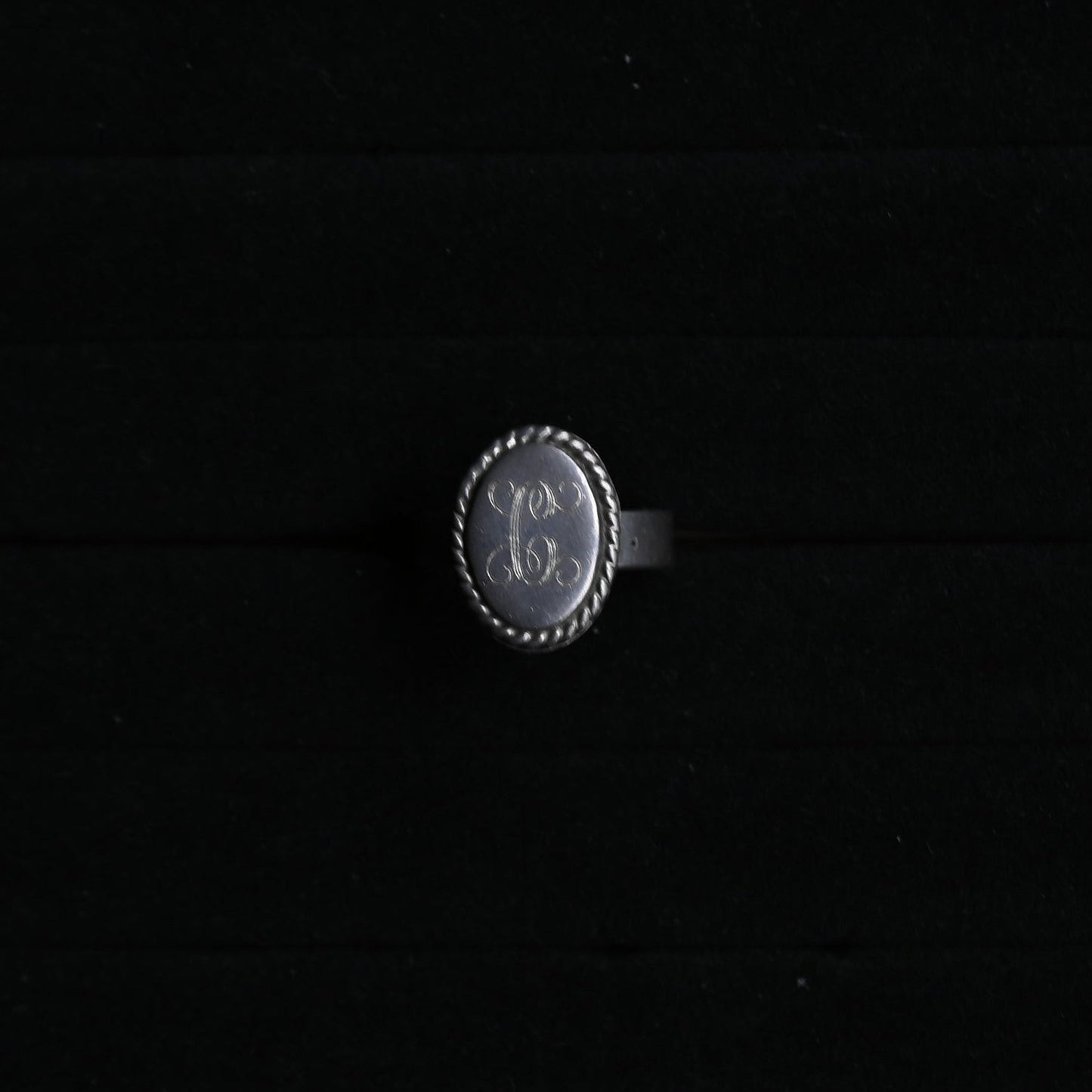 Vintage Monogram  Ring "Silver925"｛RM-00315｝