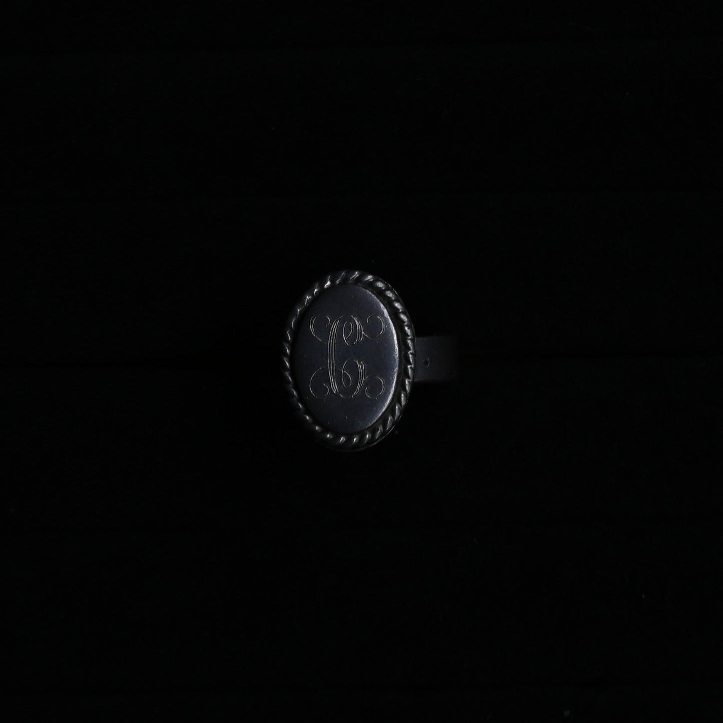 Vintage Monogram  Ring "Silver925"｛RM-00315｝