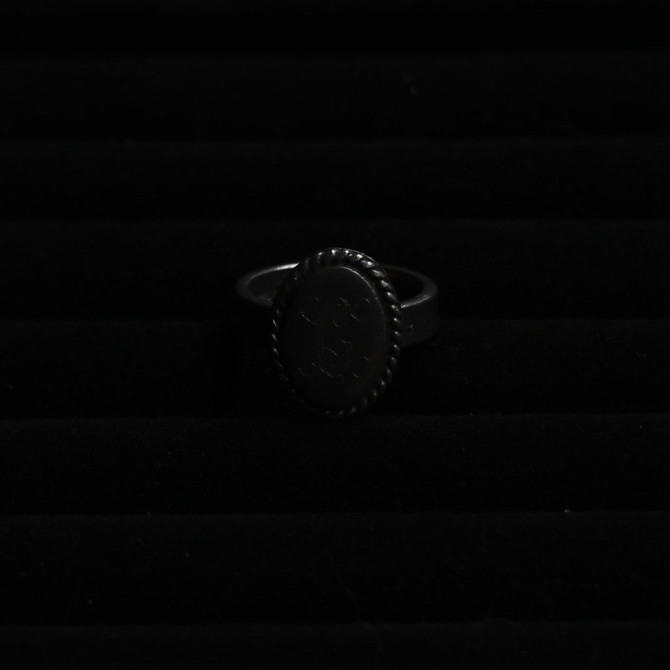 Vintage Monogram  Ring "Silver925"｛RM-00315｝