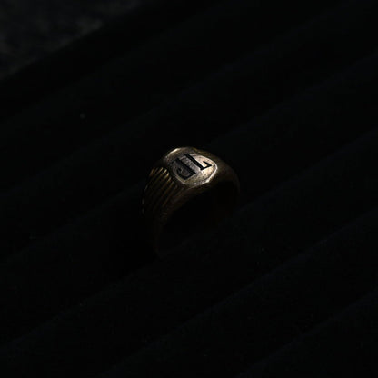 Vintage Initial Signet Ring｛RM-00322｝