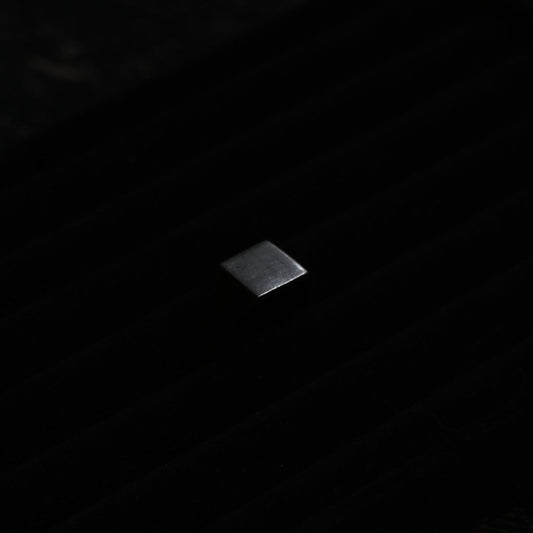 Rectangle Silver Signet Ring｛RM-00320｝