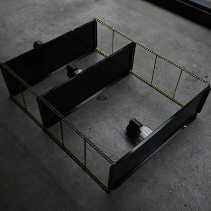Black & Brass Wall Rack shelf｛RF-00218｝