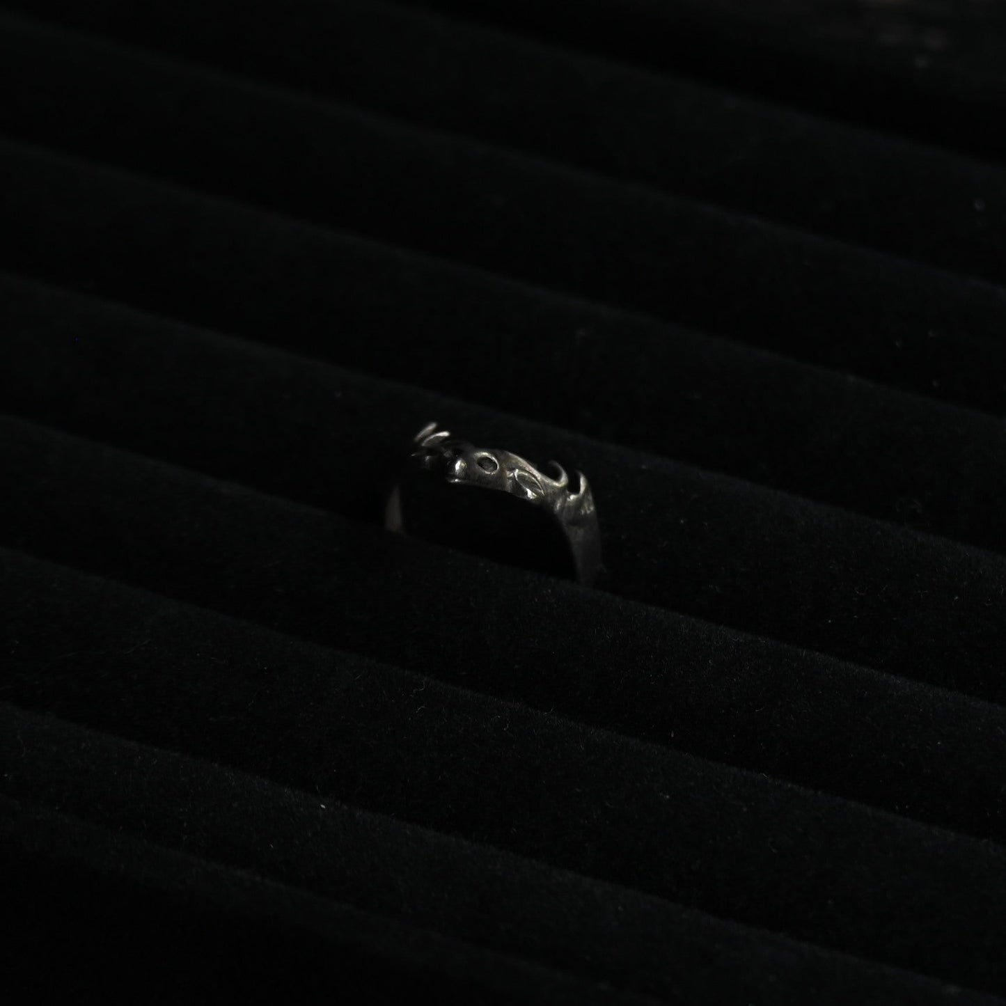 Vintage Silver Ring "Deer"｛RM-00326｝