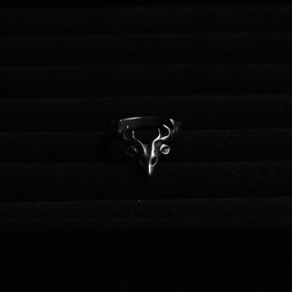 Vintage Silver Ring "Deer"｛RM-00326｝