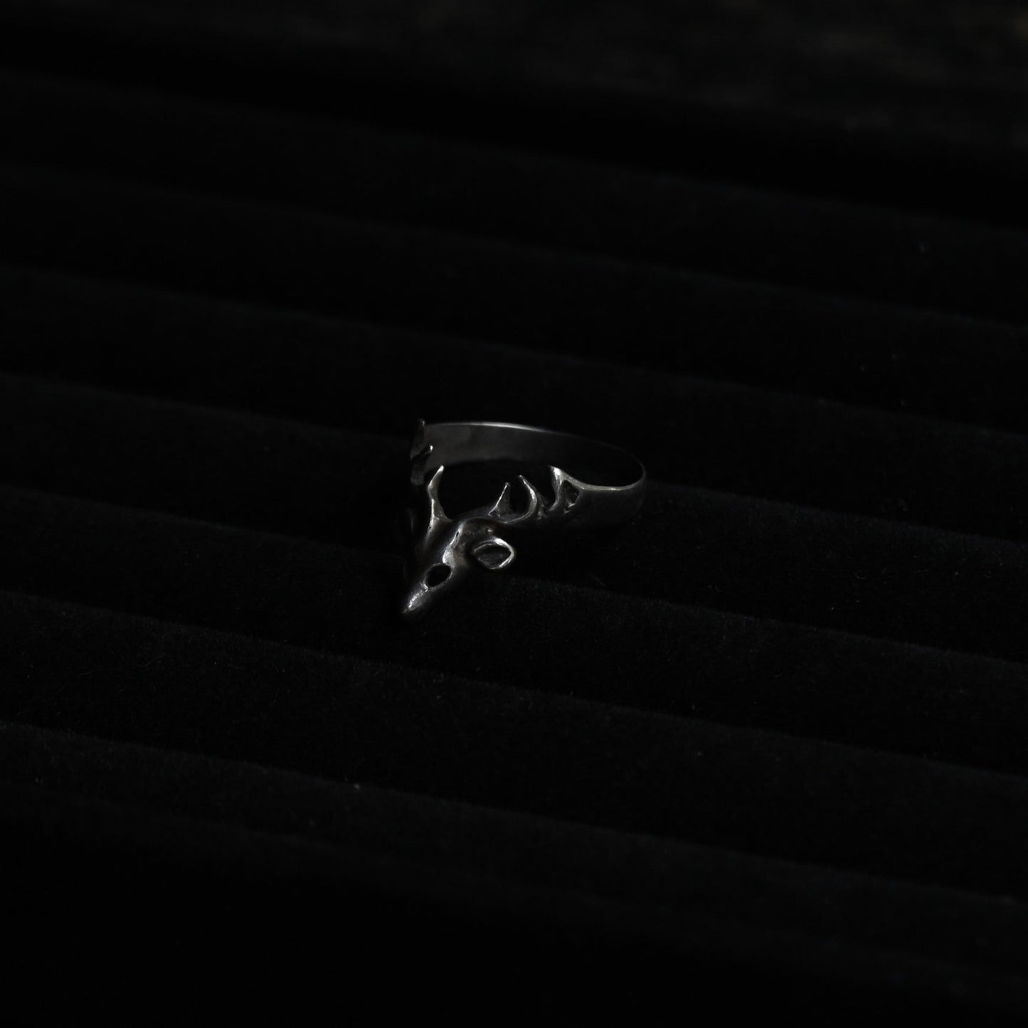 Vintage Silver Ring "Deer"｛RM-00326｝