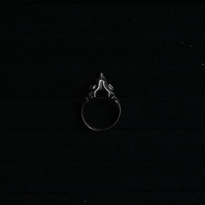 Vintage Silver Ring "Deer"｛RM-00326｝
