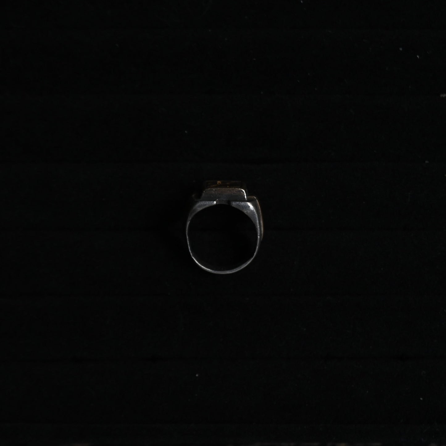 Gold Monogram Signet Ring｛RM-00327｝