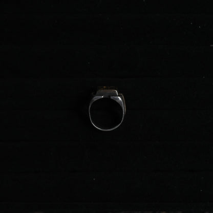 Gold Monogram Signet Ring｛RM-00327｝