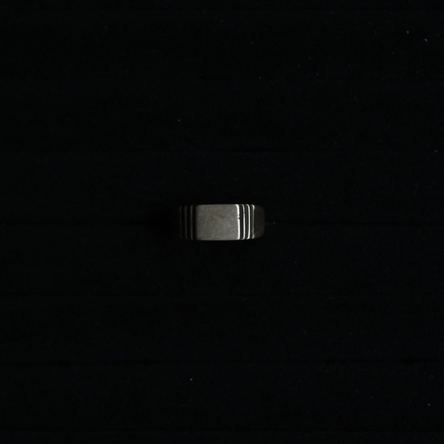 Geometric Signet Ring “Art Deco Style”｛RM-00335｝