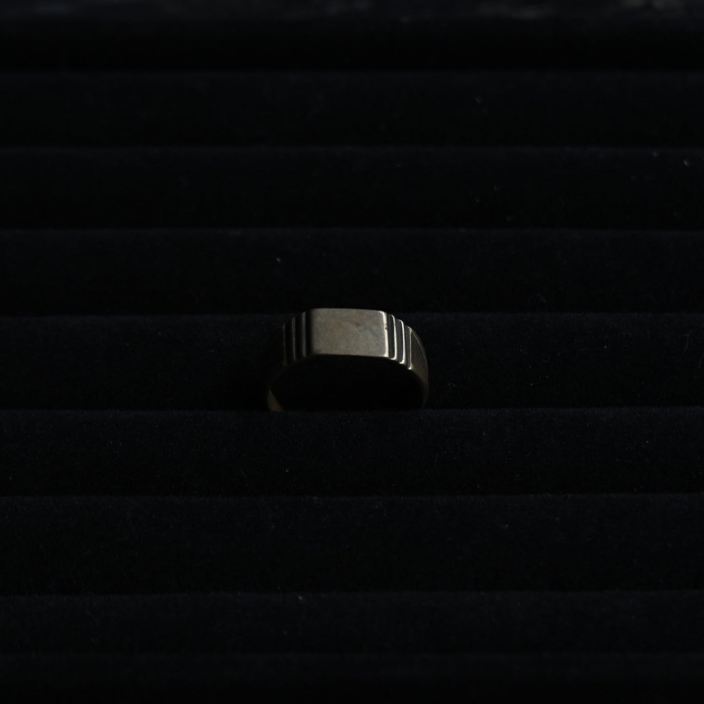 Geometric Signet Ring “Art Deco Style”｛RM-00335｝