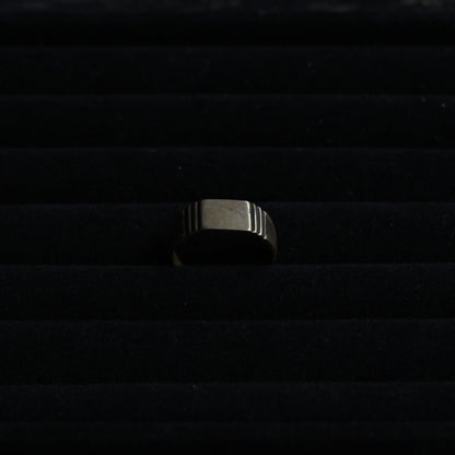 Geometric Signet Ring “Art Deco Style”｛RM-00335｝