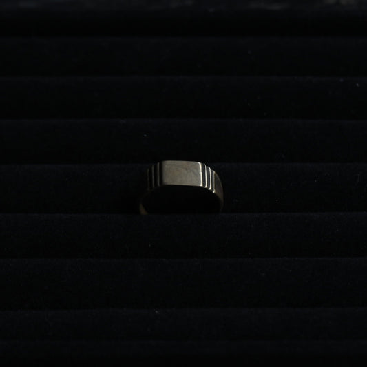 Geometric Signet Ring “Art Deco Style”｛RM-00335｝