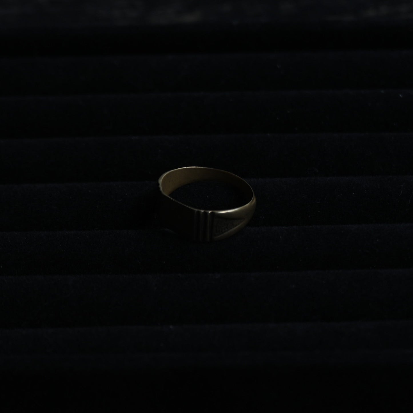 Geometric Signet Ring “Art Deco Style”｛RM-00335｝