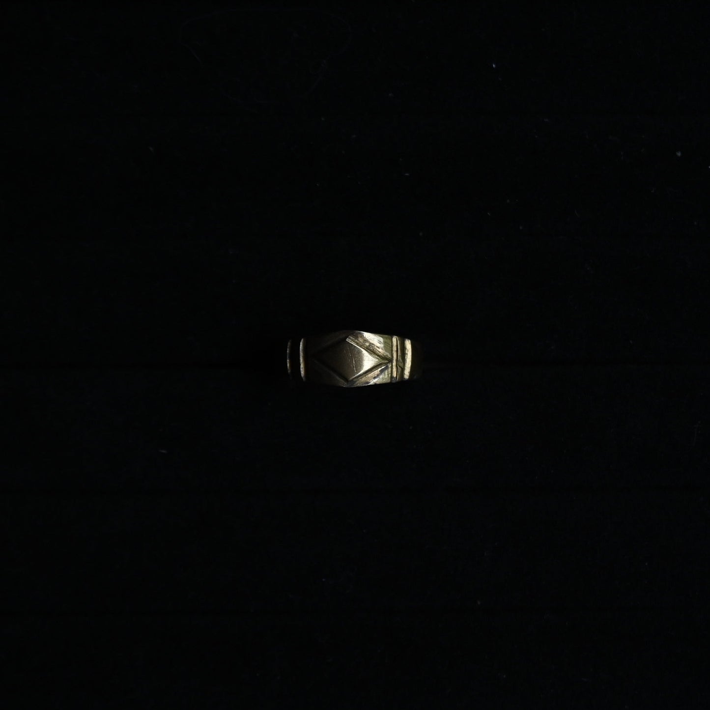 Geometric Signet Ring “Art Deco Style”｛RM-00332｝