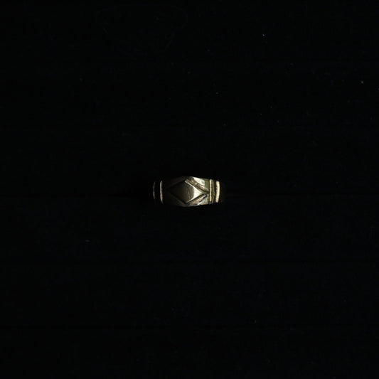 Geometric Signet Ring “Art Deco Style”｛RM-00332｝