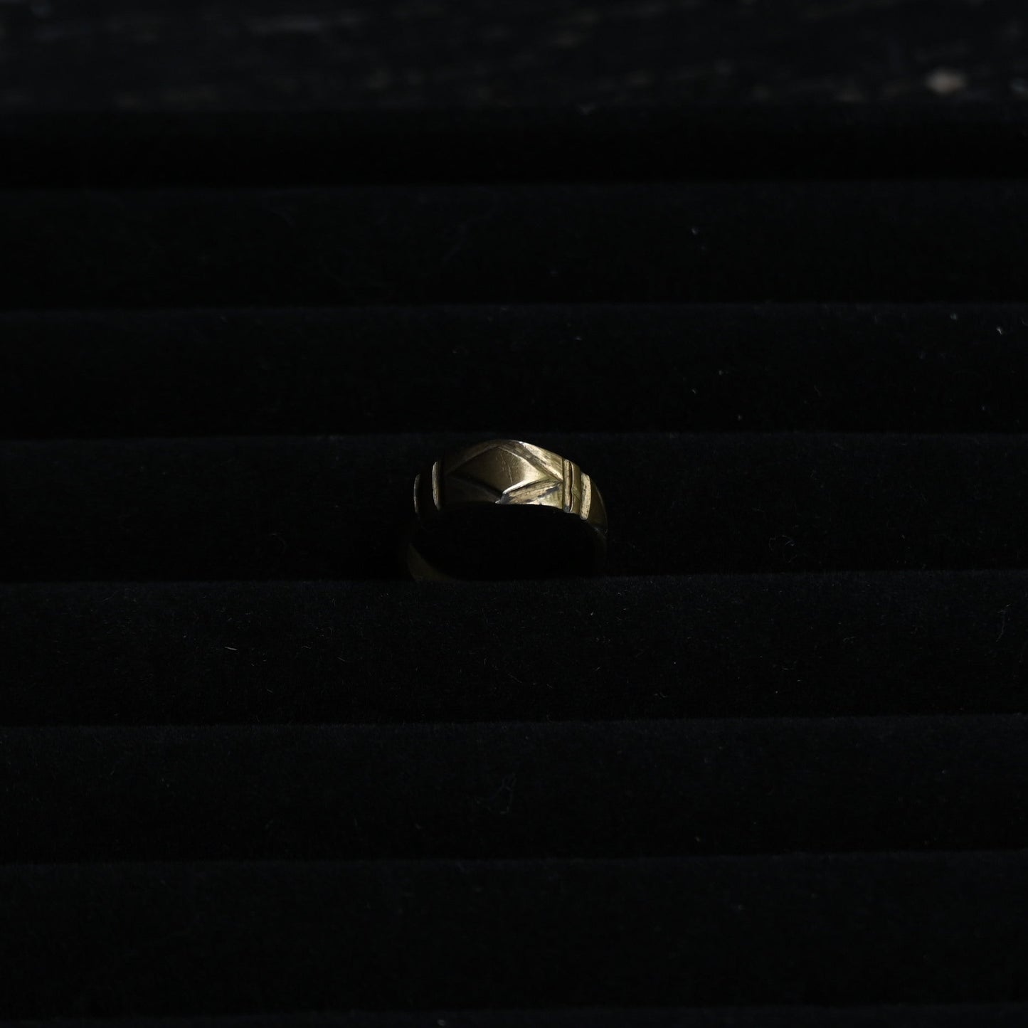 Geometric Signet Ring “Art Deco Style”｛RM-00332｝