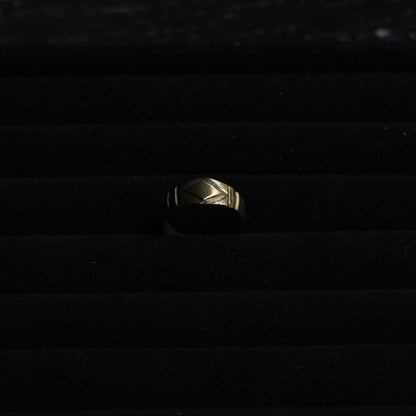 Geometric Signet Ring “Art Deco Style”｛RM-00332｝