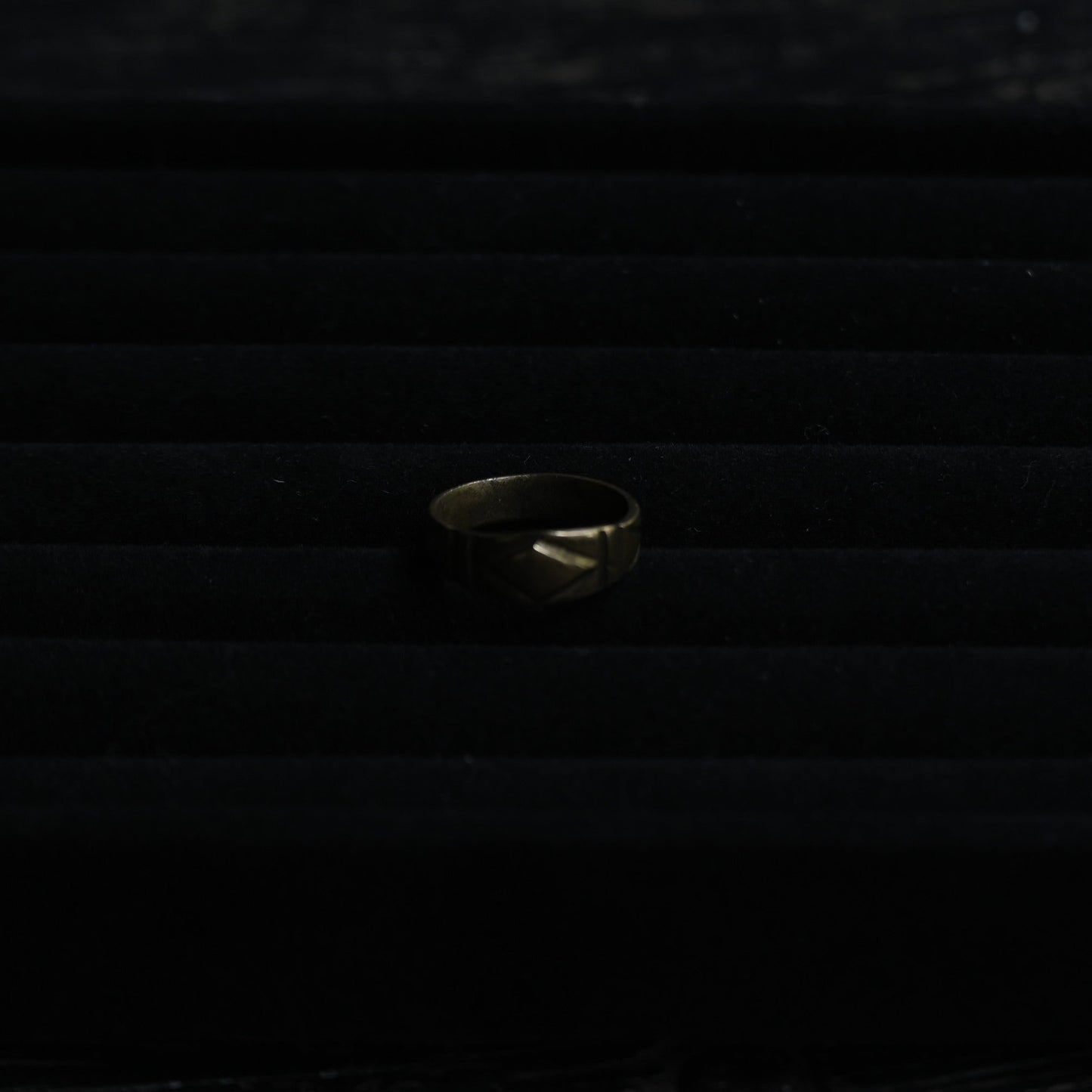Geometric Signet Ring “Art Deco Style”｛RM-00332｝