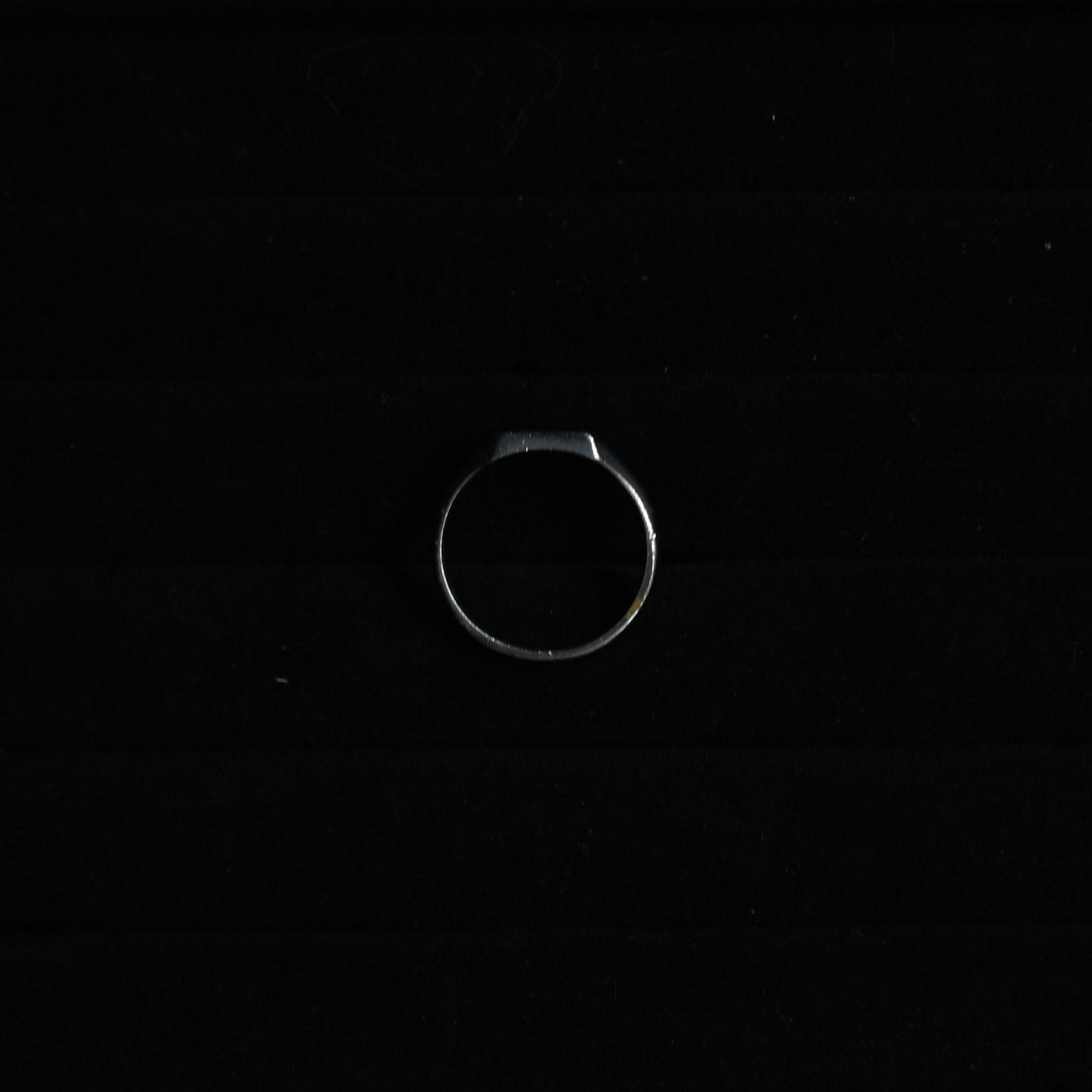 Geometric Square Signet Ring｛RM-00333｝