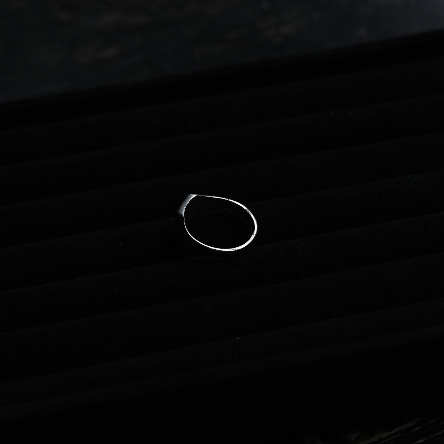 Geometric Square Signet Ring｛RM-00333｝