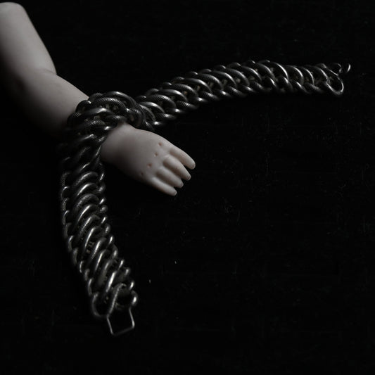 Vintage Double Gourmette Bracelet｛RM-00221｝