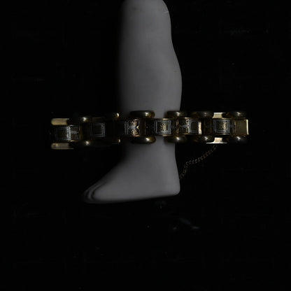 Vintage Geometric Gold Bracelet｛RM-00229｝