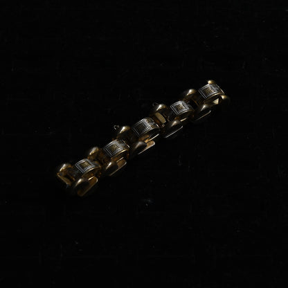 Vintage Geometric Gold Bracelet｛RM-00229｝