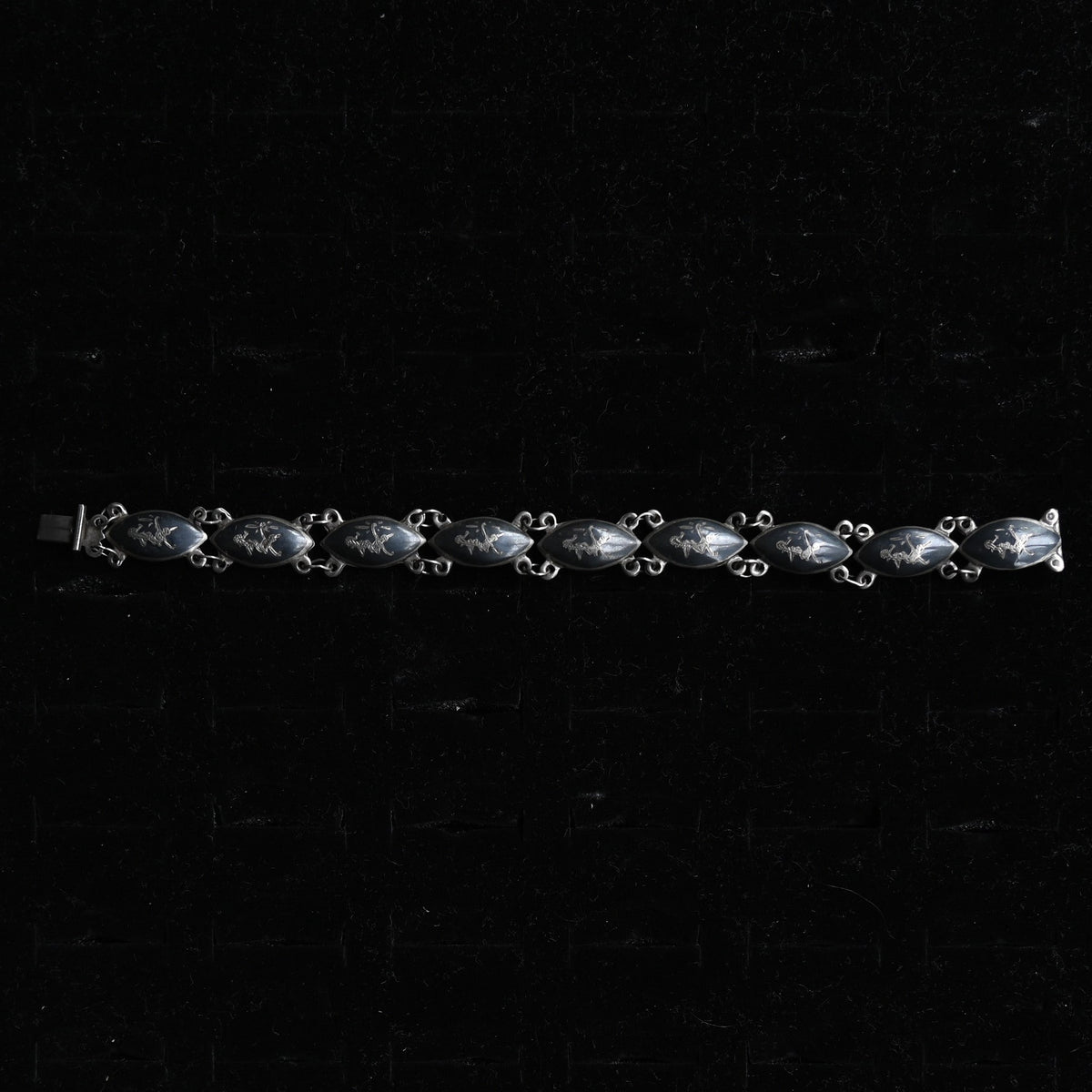 Vintage Marquise shape Blue Bracelet｛RM-00222｝