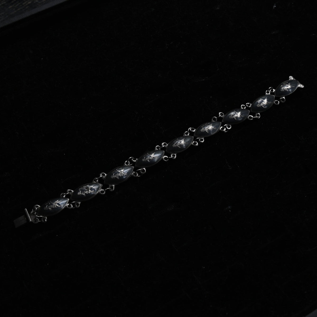 Vintage Marquise shape Blue Bracelet｛RM-00222｝