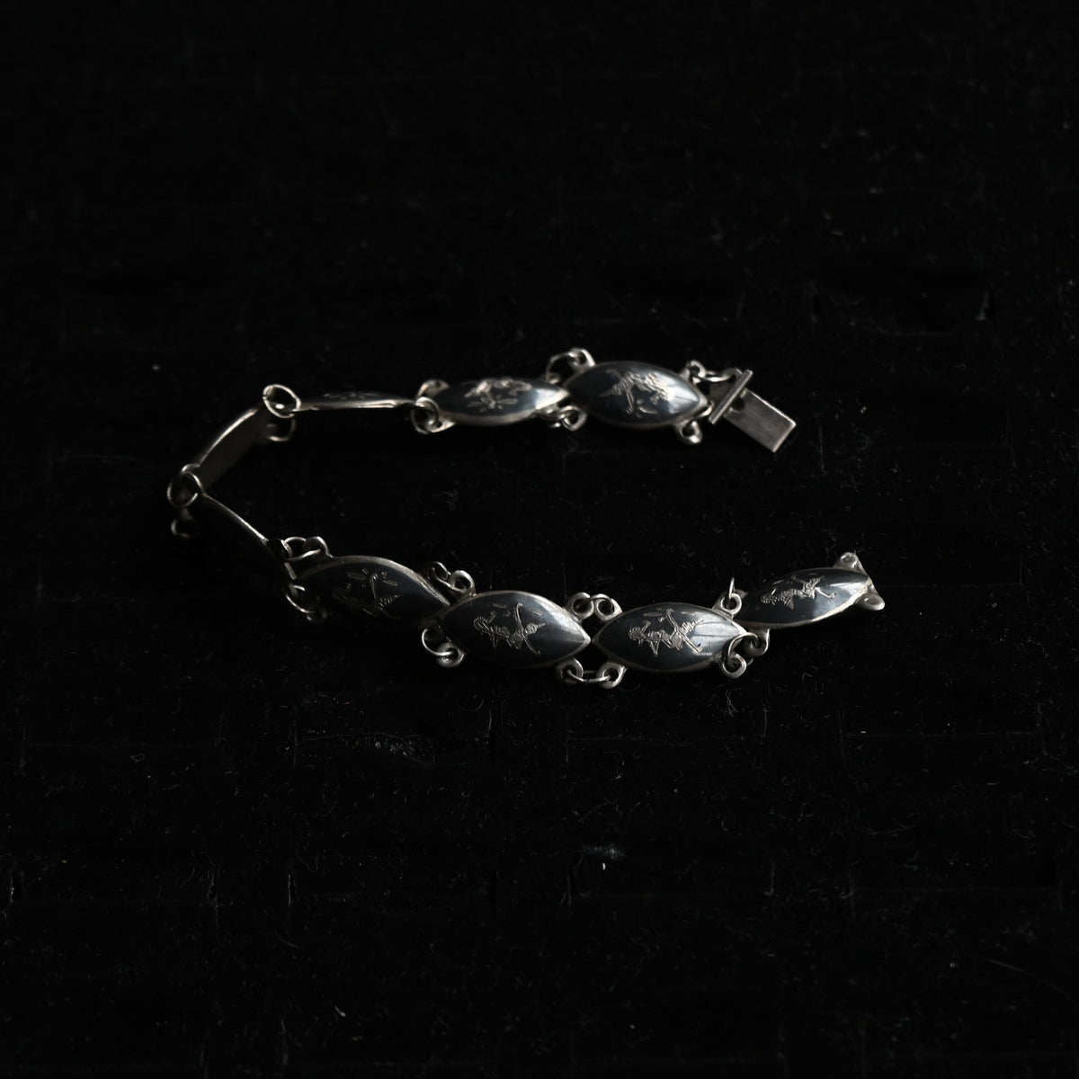 Vintage Marquise shape Blue Bracelet｛RM-00222｝