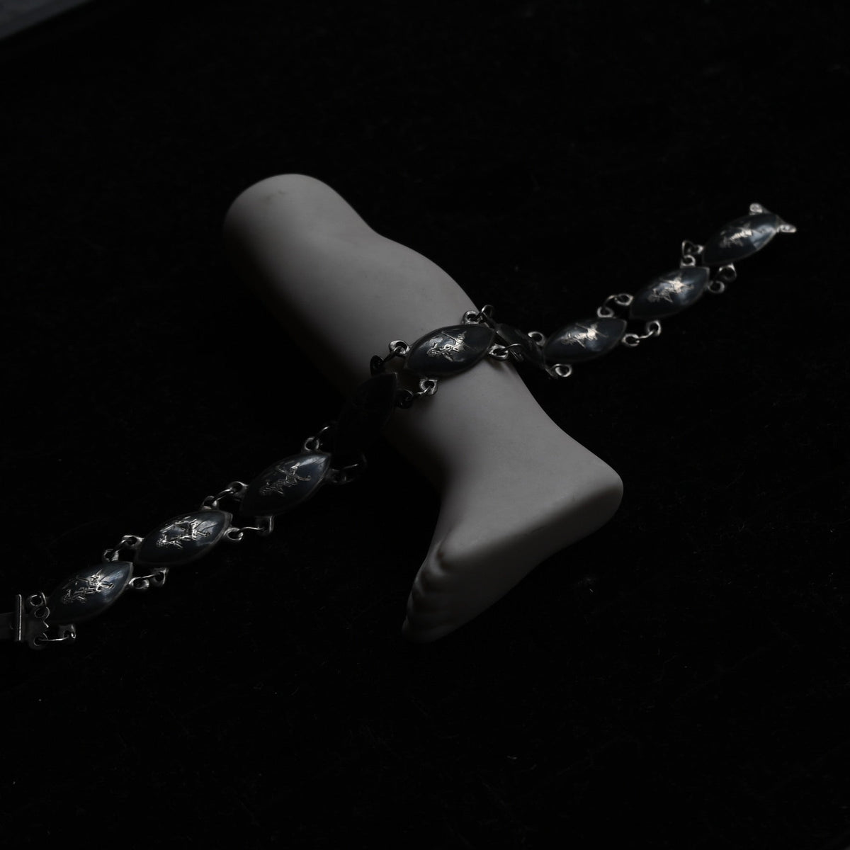 Vintage Marquise shape Blue Bracelet｛RM-00222｝