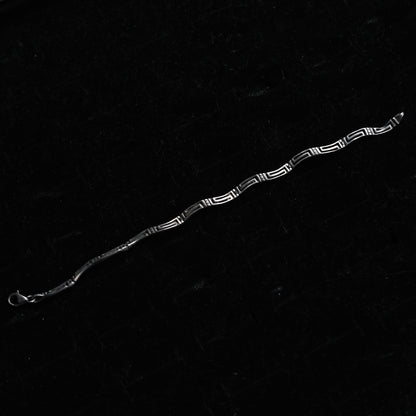 Vintage&nbsp; Geometric Link Bracelet｛RM-00220｝